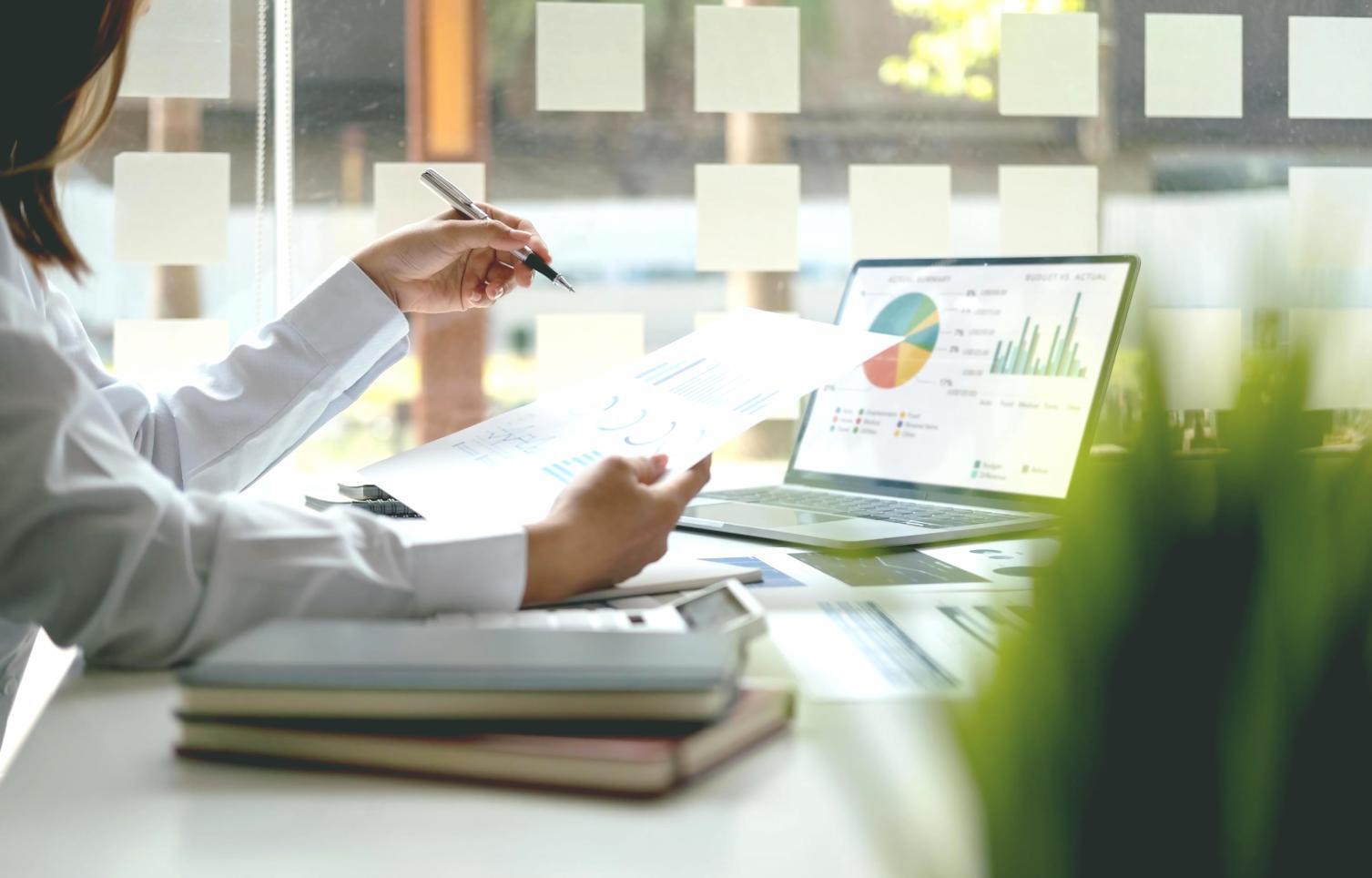 Team collaboration during strategy planning session